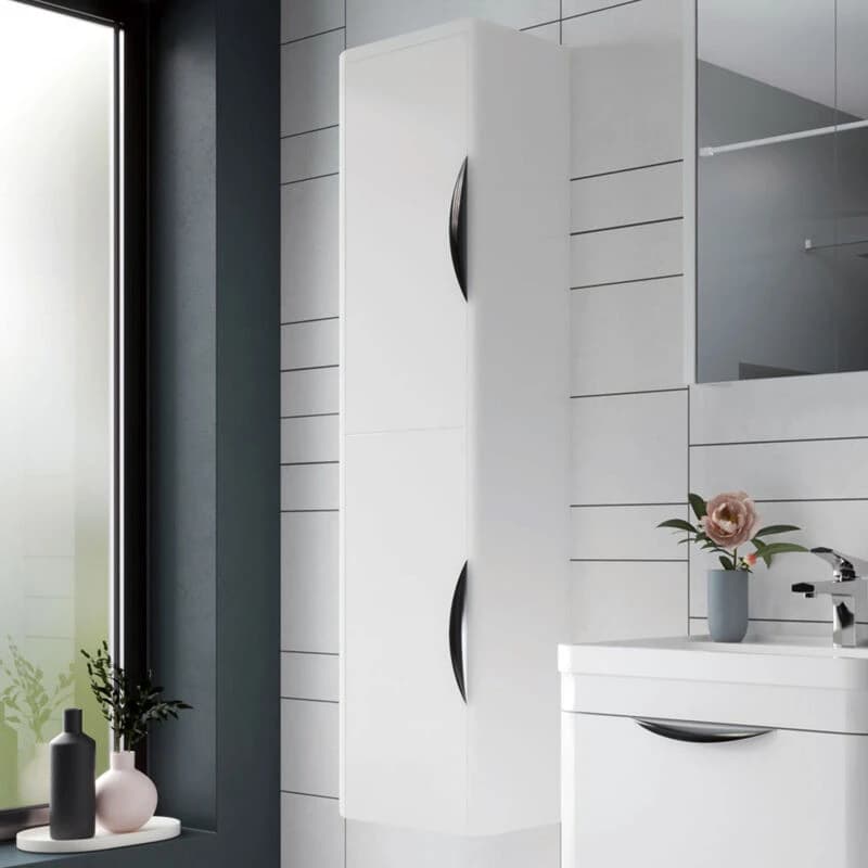 Image of Parade Tall Storage Unit Gloss White