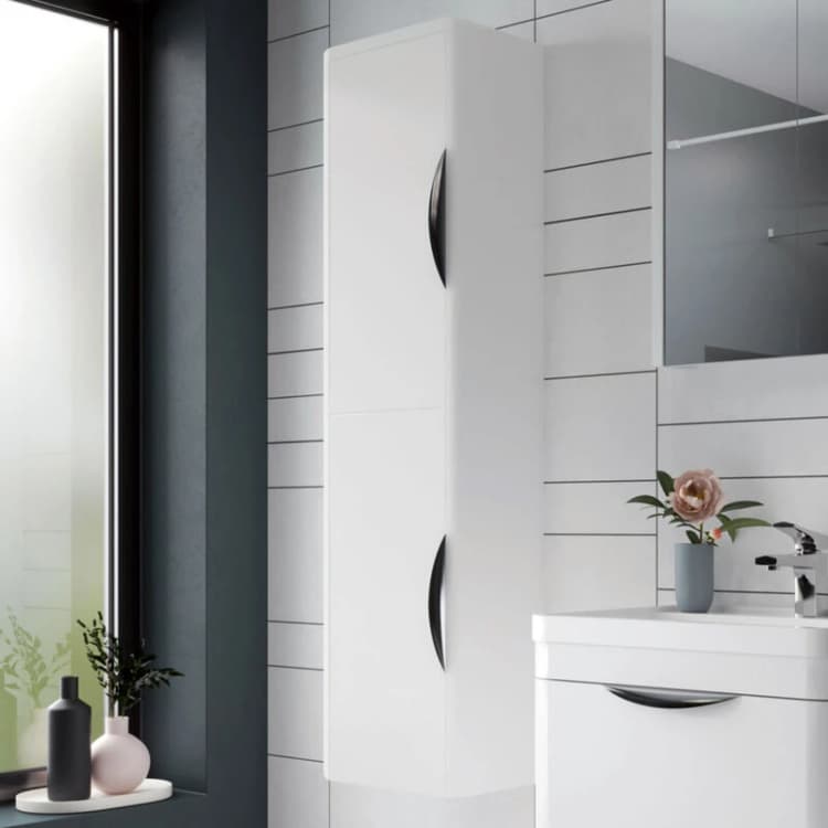 Image of Parade Tall Storage Unit Gloss White