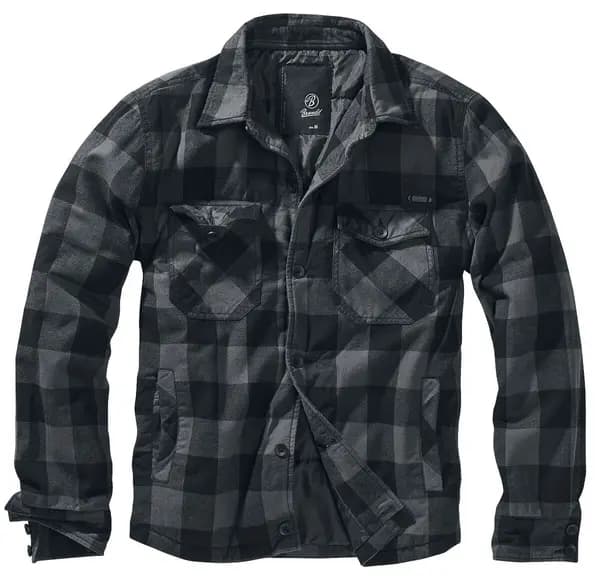 Image of Brandit Lumberjacket Between-seasons Jacket Black anthracite 4XL Men