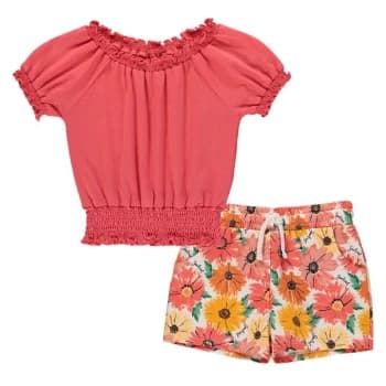 Image of SoulCal Short Set Girls - Floral
