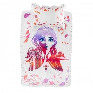 Image of Character Frozen 2 Frill Duvet Set - Elsa/Anna