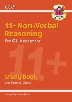 Image of 11+ GL Non-Verbal Reasoning Study Book with Parents Guide & Online Edition by CGP Books