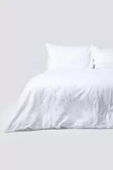 Image of Luxury Soft Plain Linen Duvet Cover Set