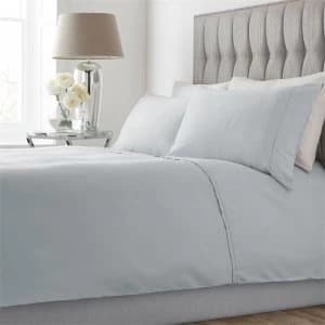 Image of Hotel Collection Patterned Pillowcase Pair - Darcy Grey