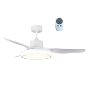 Image of Aran LED Ceiling Fan 36W 3200 Lm CCT Double Lighting