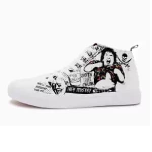 Image of Akedo x The Goonies White Signature High Top - UK 9 / EU 43 / US Mens 9.5 / US Womens 11