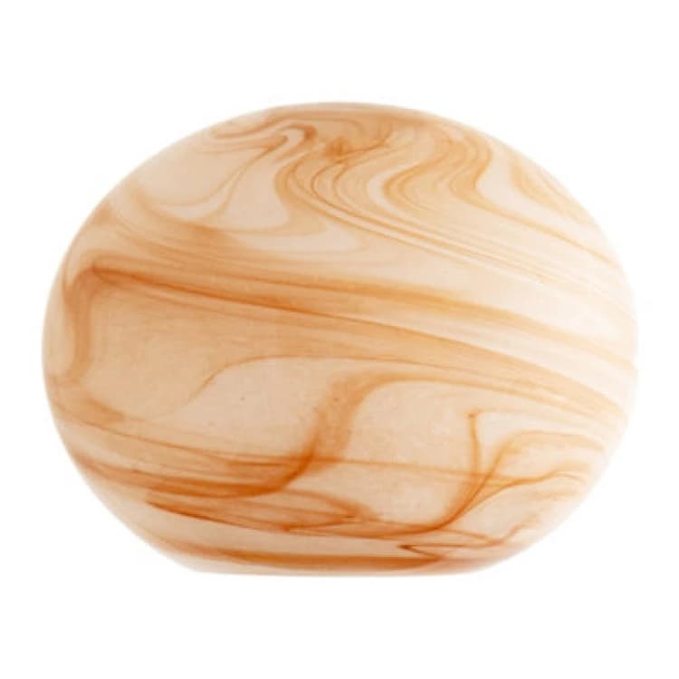 Image of ValueLights ValueLights Sookie Alabaster Marble Effect Glass Easy Fit Pendant Lamp Shade in Cream Cream One Size Unisex 5016529272045