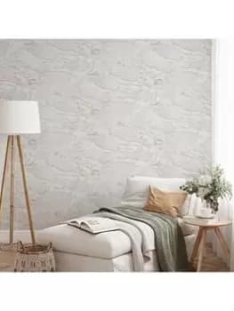 Image of Arthouse Paros Marble White/Gold Wallpaper