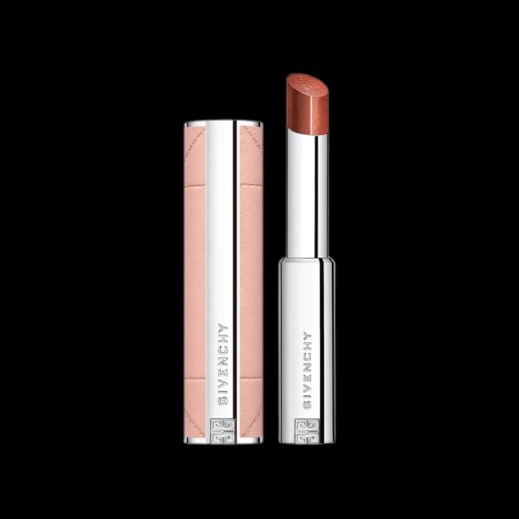 Image of Givenchy Rose Perfecto Shine Serum Lipstick 3.2g 117 - Chilling Brown