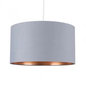 Image of Reni Large Pendant Shade in Grey and Copper