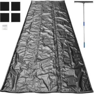 Image of Truck Containment Mat Vehicle Containment 7.7x16ft Garage Floor Mat For Snow Mud