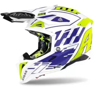 Image of Airoh Aviator 3 Rampage Blue Graphic XS