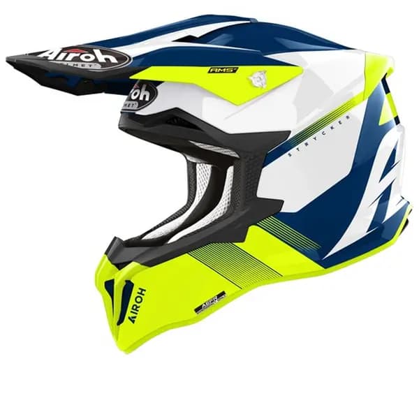 Image of Airoh Strycker Blazer Yellow Offroad Helmet Size L