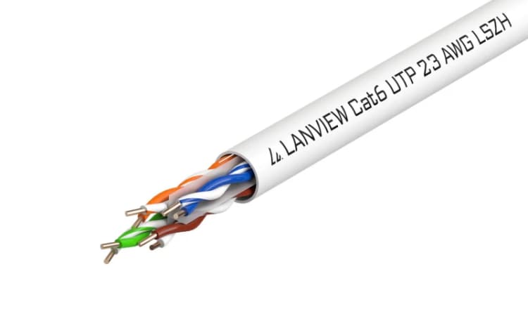 Image of Lanview LVN122112 networking cable White 305 m Cat6 U/UTP (UTP)