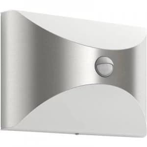 Image of Philips Lighting Herb 172994716 LED outdoor wall light (+ motion detector) 6 W Warm white Stainless steel