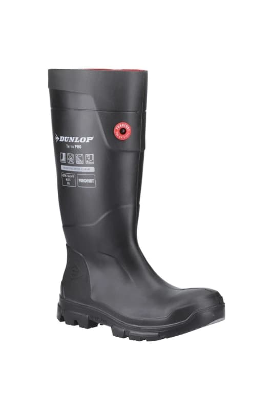 Image of Dunlop TerraPro Full Safety Wellington - Black 10