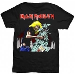 Image of Iron Maiden New York Mens Black T Shirt: Large
