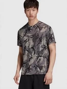 Image of adidas Designed 2 Move All Over Print T-Shirt - Camo Size M Men