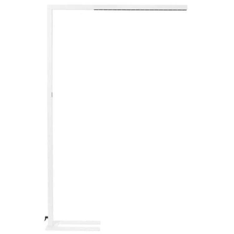 Image of Beliani LED Floor Lamp Mensa With Motion Sensor Metal White