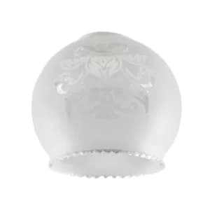 Image of Set Of 3 Bola Acid Etched Glass Shades