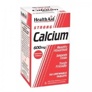 Image of Health Aid Strong Calcium 600mg 60 Chewable Tablets
