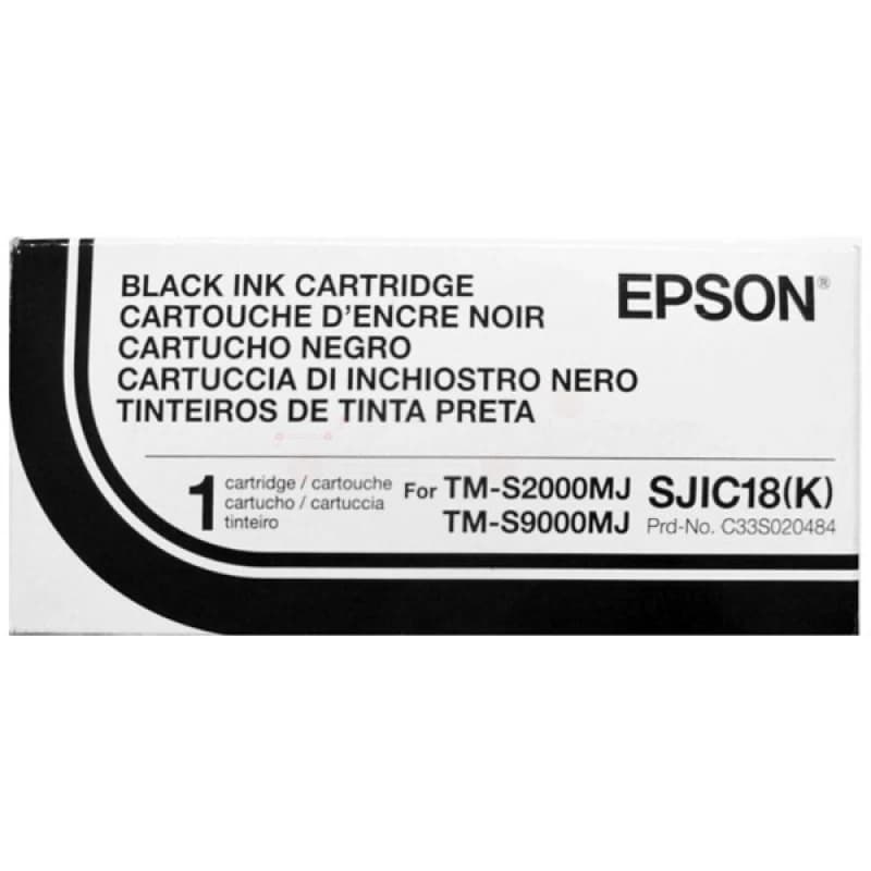 Image of Epson SJIC18 Black Ink Cartridge (Original)
