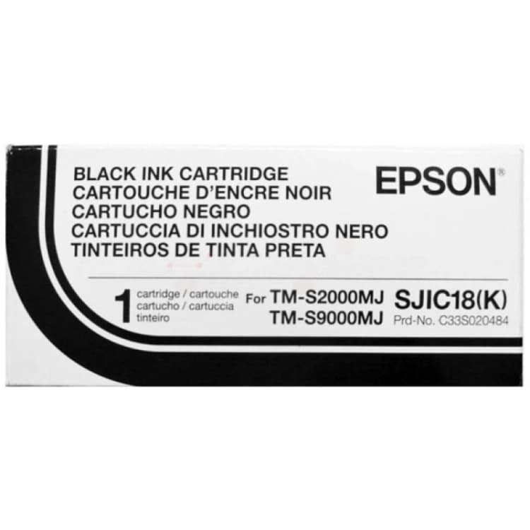 Image of Epson SJIC18 Black Ink Cartridge (Original)