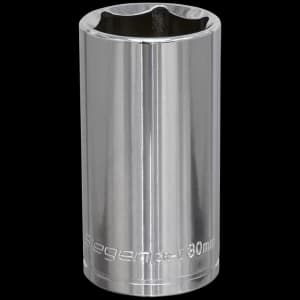 Image of Siegen 1/2" Drive Deep Hexagon WallDrive Socket Metric 1/2" 30mm