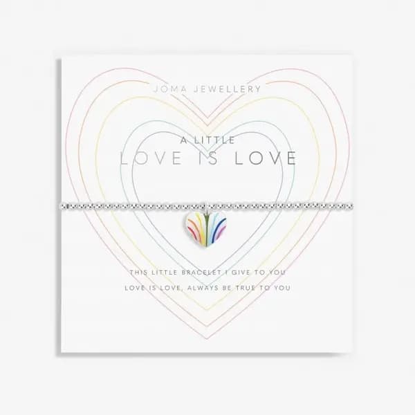 Image of A Little Love Is Love Silver Plated 17.5cm Bracelet 7022