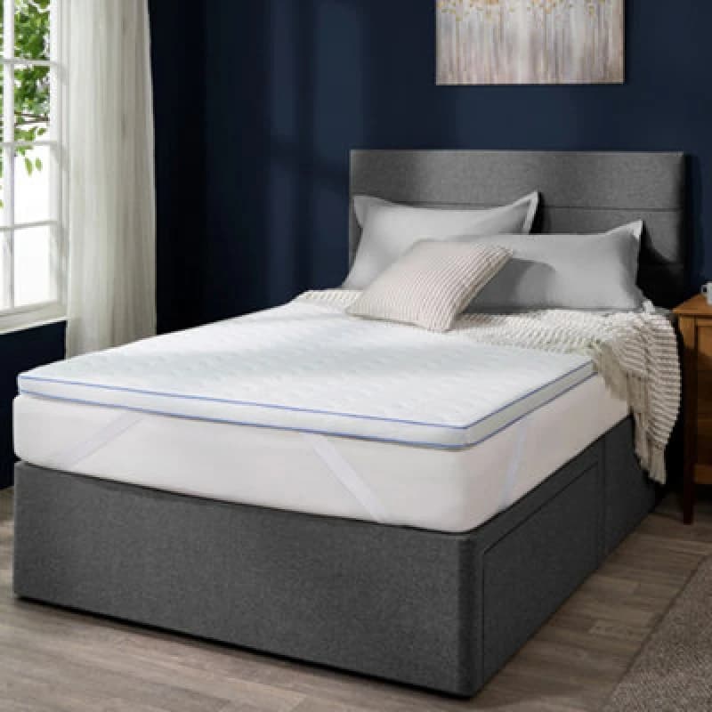 Image of Slumberdown Gel Memory Foam Mattress Topper, 5Cm, King