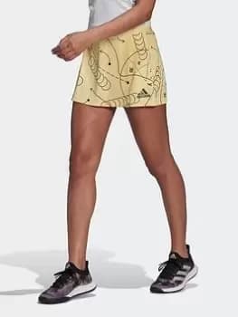 Image of adidas Club Tennis Graphic Skirt, Grey Size M Women