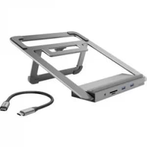 Image of Hama 00200106 USB-C docking station Compatible with: Universal USB-C powerd