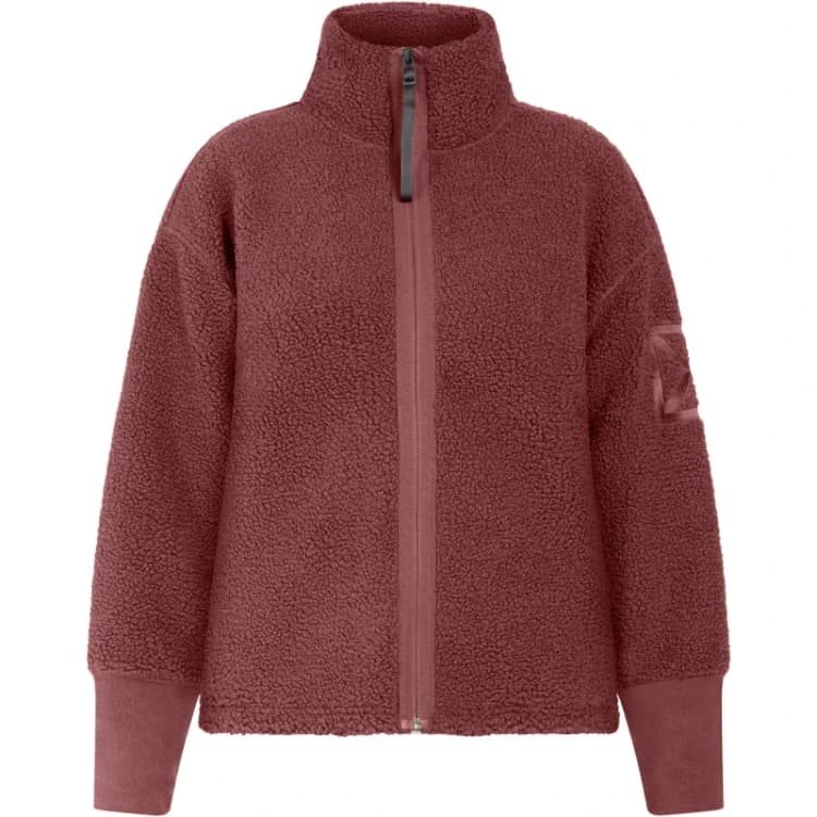 Image of Womens full-zip fleece Didriksons Mella Orange Female 38