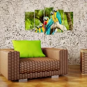 Image of 5MX-102 Multicolor Decorative MDF Painting (5 Pieces)