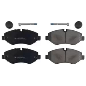 Image of Brake Pad Set ADU174212 by Blue Print front axle