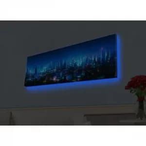 Image of 3090HDACT-002 Multicolor Decorative LED Lighted Canvas Painting