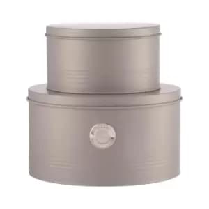 Image of Typhoon Living Cake Tin Set 2 - Grey