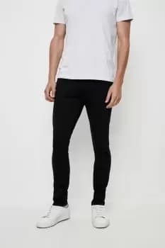 Image of Mens Skinny Jet Black Jeans