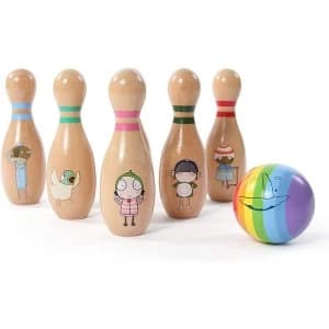 Image of Sarah & Duck Wooden Classic Skittles Set