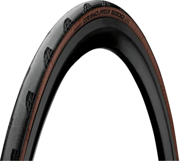 Image of Continental Grand Prix 5000 Skin Folding Tyre Black/Transparent
