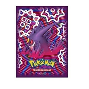 Image of Pokemon Mega Gengar 65 Trading Card Sleeves 15 Packs