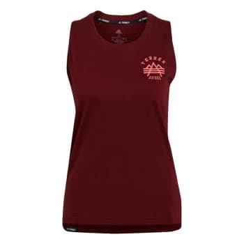 Image of adidas Terrex Graphic Tank Top Womens - Red