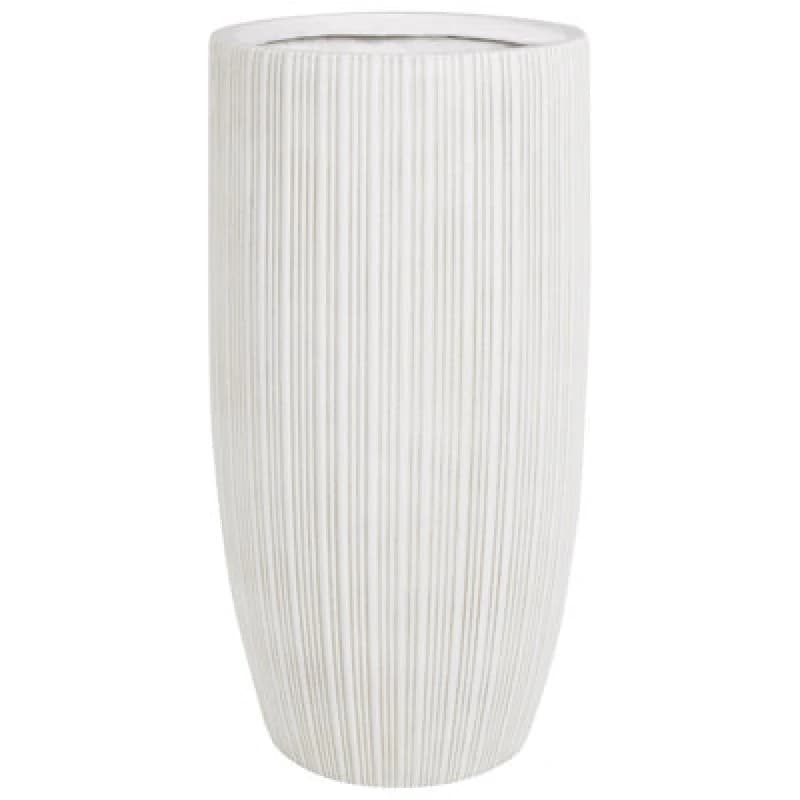 Image of Beliani Plant Pot Zelkova 35cm Light Beige