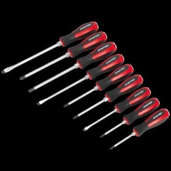 Image of Sealey 9 Piece Hammer Through Screwdriver Set