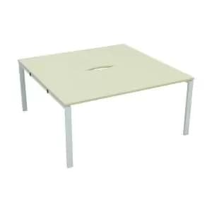 Image of CB 2 Person Bench 1600 X 800 Cable Port Maple-White