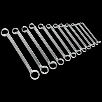 Image of Sealey 12 Piece Offset Double Ring Spanner Set