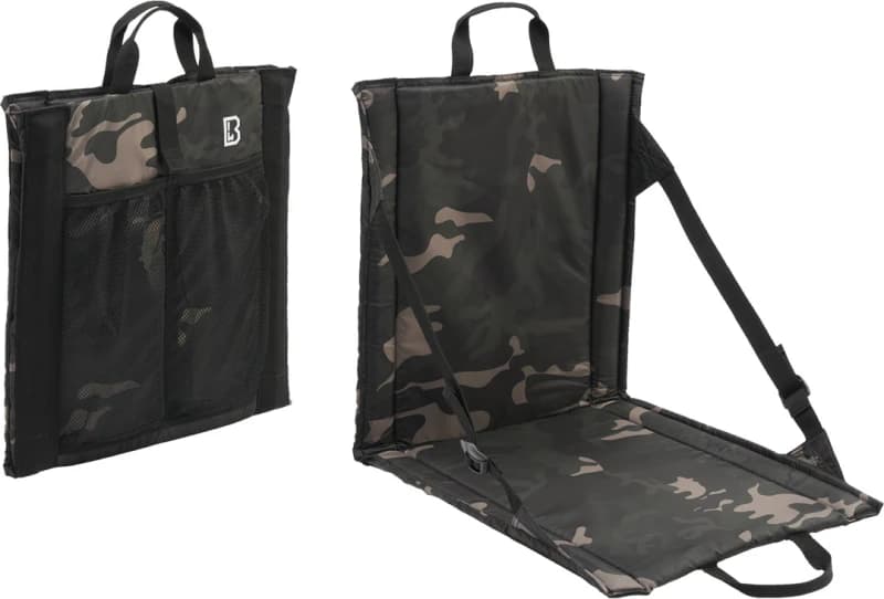 Image of Brandit Foldable Seat, black-grey