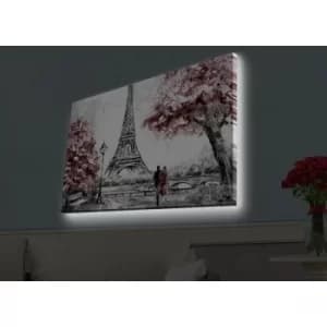 Image of 4570HDACT-087 Multicolor Decorative LED Lighted Canvas Painting