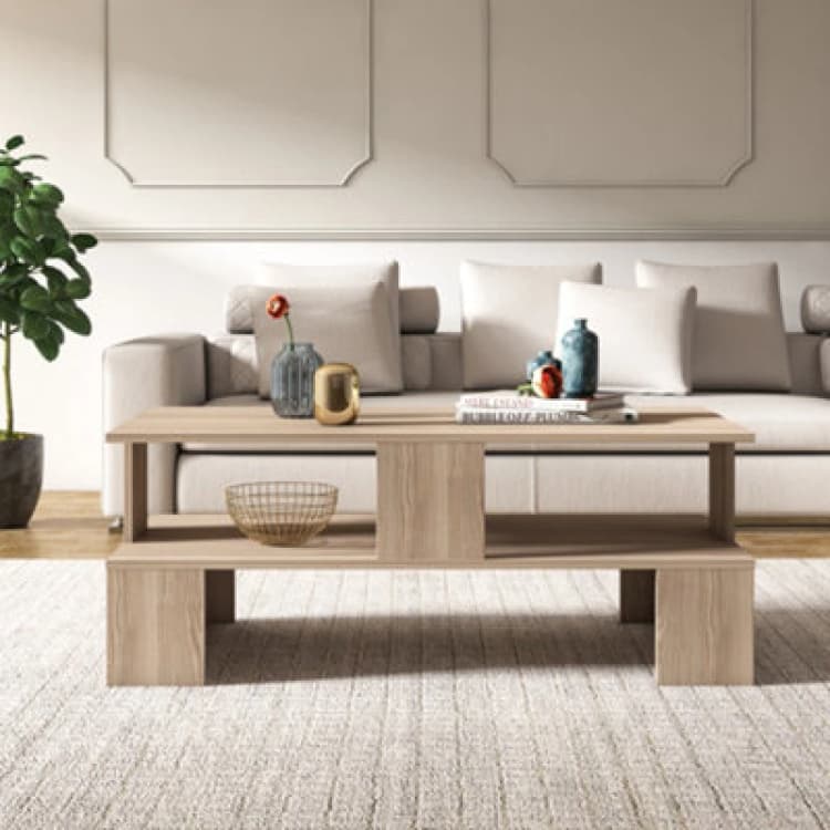 Image of Decorotika Evans Coffee Table Beige unisex