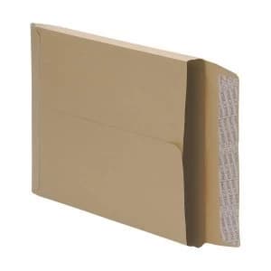 Image of 5 Star Office C4 Envelopes Gusset 25mm Peel and Seal 115gsm Manilla Pack 125